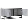 vidaXL TV-Schrank Grau Sonoma 80x34,5x40 cm Holzwerkstoff und Metall