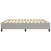 vidaXL Boxspringbettgestell Hellgrau 200x200 cm Stoff