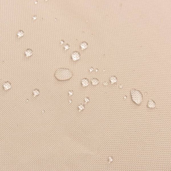 vidaXL Gartenm&ouml;bel-Abdeckung Rund Beige &Oslash; 183x71 cm 600D Oxford