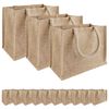 vidaXL Jute-Handtaschen 50 Natur 26 x 22 x 14 cm 100% Tossa-Jute