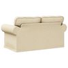 vidaXL Sofa Creme 155 x 82 x 80 cm Stoff