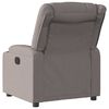 vidaXL Relaxsessel Taupe Stoff
