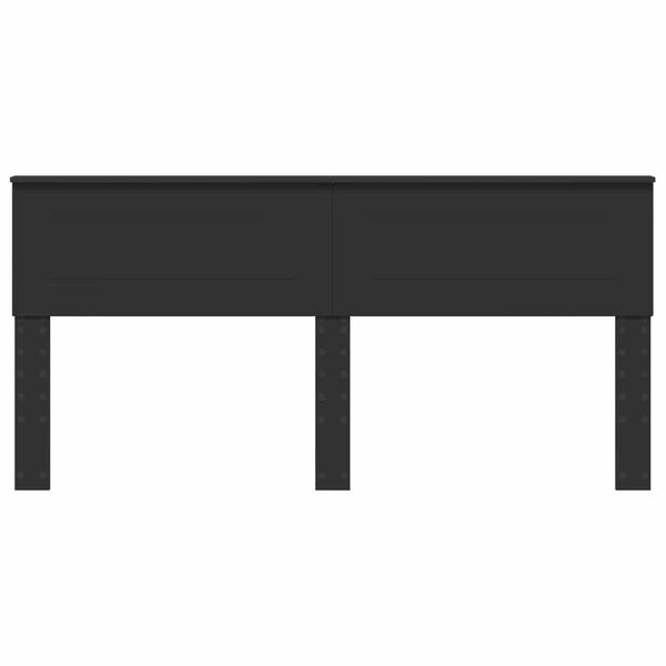 vidaXL Kopfteil Schwarz Eichen-Optik 200 cm Holzwerkstoff
