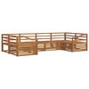 vidaXL Sofagarnituren 6 pcs Natur Massivholz Akazie