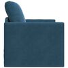 vidaXL Schlafsofa 60cm Blau Samt