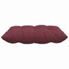 vidaXL Sitzkissen 2 pcs Weinrot 40 x 40 x 6 cm Stoff
