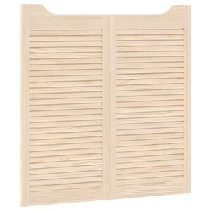 vidaXL Schwingt&uuml;ren 2 stk. 100 x 50 cm Massives Kiefernholz Natur