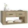 vidaXL Couchtisch Sonoma-Eiche 80x50x40 cm Holzwerkstoff