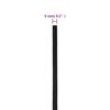 vidaXL Bootsseil Schwarz 6 mm 250 m Polypropylen