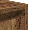 vidaXL Wand-Nachttisch Altholz-Optik 38x34x40 cm
