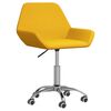 vidaXL B&uuml;rostuhl Drehbar Senfgelb Stoff