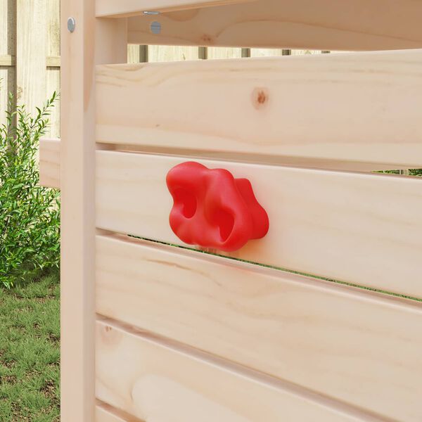 vidaXL Klettergriff 12 pcs Rot 100 x 67 x 43 mm PP