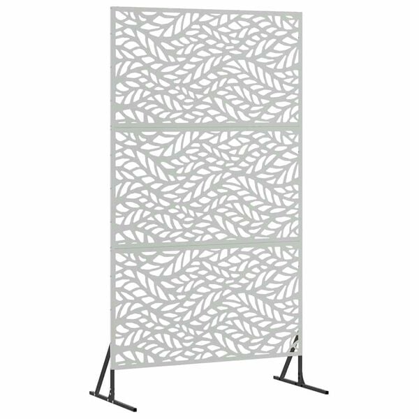 vidaXL Sichtschutz Grau 100 x 50 x 180 cm Stahl