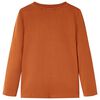 Kinder-Langarmshirt Dunkelorange 116