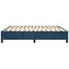 vidaXL Boxspringbettgestell Dunkelblau 180x200 cm Samt