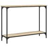 vidaXL Konsolentisch Sonoma-Eiche 101x30,5x75 cm Holzwerkstoff