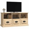 vidaXL TV-Schrank Sonoma-Eiche 100x35x50 cm Holzwerkstoff