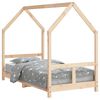 vidaXL Kinderbett 80x160 cm Massivholz Kiefer