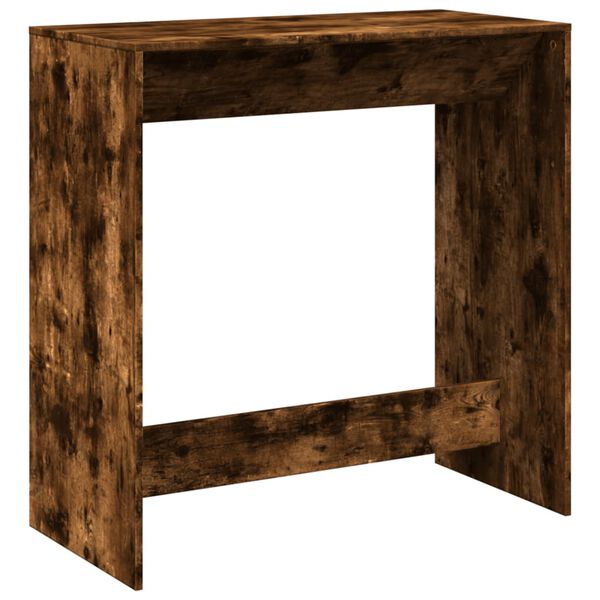 vidaXL Bartisch R&auml;uchereiche 102x50x103,5 cm Holzwerkstoff