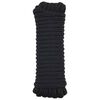 vidaXL Bootsseil 2 mm 6 m Schwarz Polyester