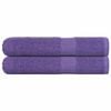 vidaXL Handt&uuml;cher FROGN 2 Stk. Lila 100x200 cm 360 g/m&sup2;