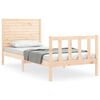 vidaXL Massivholzbett ohne Matratze 90x200 Kiefernholz