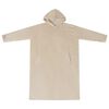 vidaXL Decken-Hoodie Beige S Flanell
