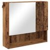 vidaXL Spiegelschrank mit T&uuml;r Altholz 59 x 17 x 55 cm Holzwerkstoff