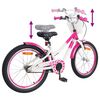 vidaXL Kinderfahrrad 18 Zoll f&uuml;r 5-7 Jahre alt Dunkelrosa
