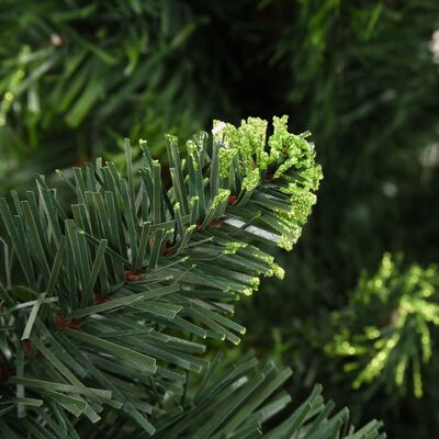vidaXL Künstlicher Weihnachtsbaum mit Kiefernzapfen Grün 180 cm