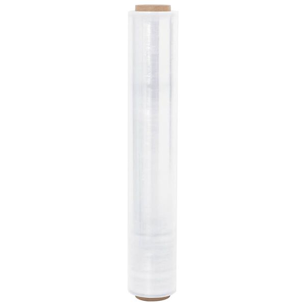 vidaXL Stretchfolie 2 Stk. Transparent 20 &mu;m 50 cm x 300 m