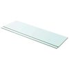 vidaXL Regalb&ouml;den 2 Stk. Glas Transparent 100x30 cm