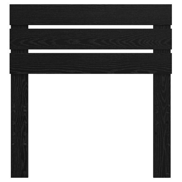 vidaXL Kopfteil Schwarz Eichen-Optik 80 cm Holzwerkstoff
