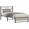 vidaXL Bettgestell ohne Matratze Sonoma-Eiche 90x200 cm Holzwerkstoff