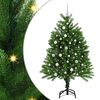 vidaXL Weihnachtsbaum mit 150 LEDs mit Ständer Grün 120 cm PE