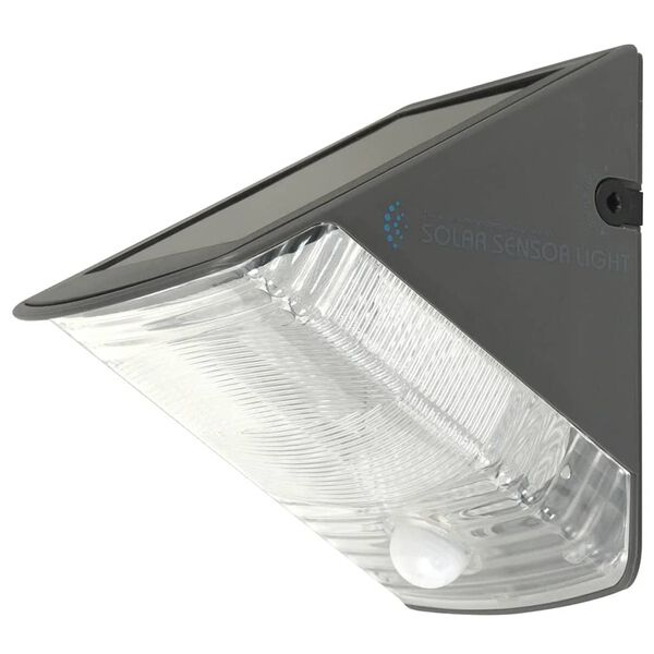 Ranex Solar-Wandleuchte mit PIR-Sensor 0,5 W Schwarz 5000.261