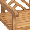 vidaXL Gartenstuhl 2 pcs 60 x 58 x 90 cm Massivholz Teak