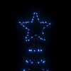 vidaXL LED-Weihnachtsbaum Kegelform Blau 1400 LEDs 160x500 cm