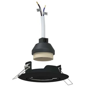 vidaXL Spotlight 12 pcs Schwarz 9 x 9 x 2,5 cm Metall