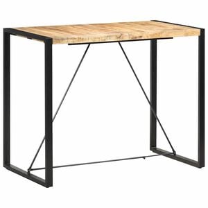 vidaXL Bartisch 140 x 70 x 110 cm Massivholz Mango