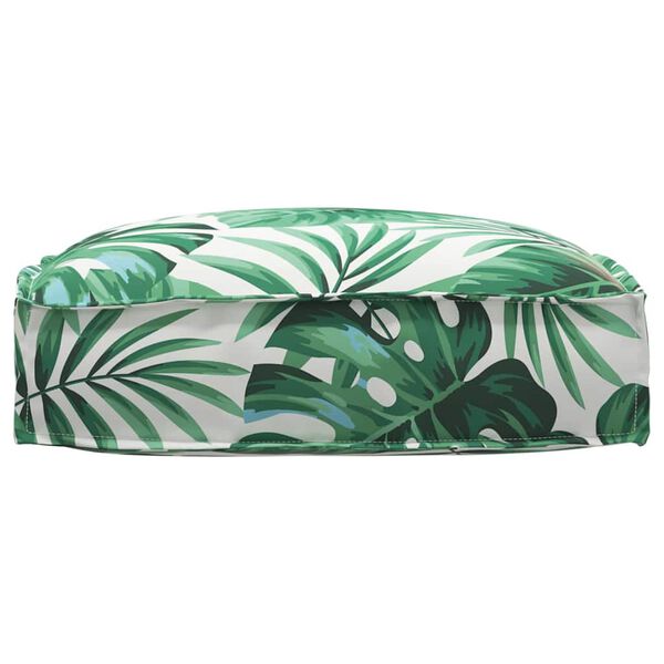 vidaXL Kissen Blatt Blattmuster 50 x 50 x 12 cm Oxford-Stoff