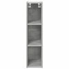 vidaXL H&auml;ngeschrank Beton Grau 20 x 29,5 x 80 cm Holzwerkstoff
