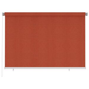 vidaXL Au&szlig;enrollo 225 (B) x 140 (H) cm Terrakotta HDPE