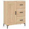 vidaXL Highboard Sonoma-Eiche 69,5x34x180 cm Holzwerkstoff