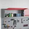 vidaXL Werkzeugschrank mit Speicher Rot und Grau 100 x 25 x 35 cm