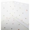 CHILDHOME Kinderbett-Umrandung Hearts Jersey und Musselin