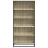 vidaXL B&uuml;cherregal Sonoma-Eiche 80,5x35x170,5 cm Holzwerkstoff