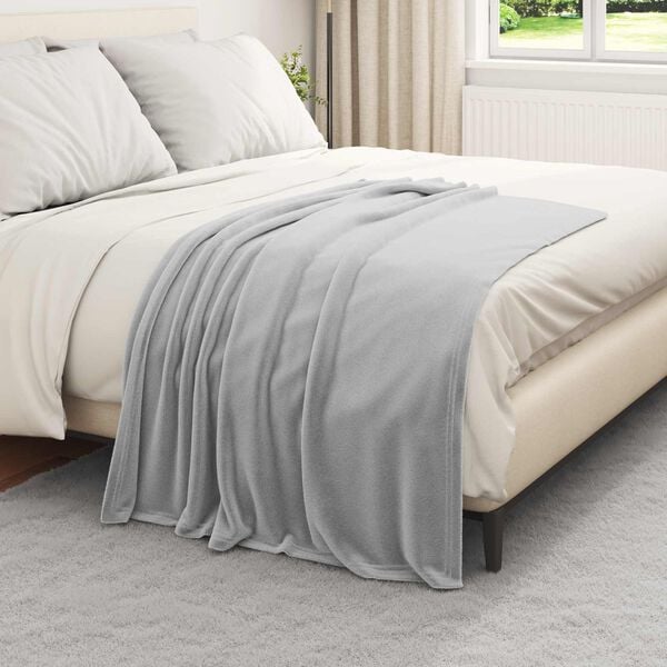 vidaXL Wohndecken 6 pcs Grau 130 x 150 cm Fleece