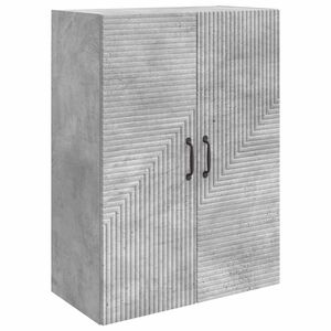 vidaXL Wandschrank Betongrau 66 x 34,5 x 90 cm Holzwerkstoff