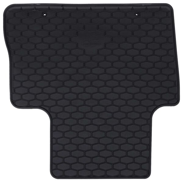 vidaXL Autofu&szlig;matte 4 pcs Schwarz Gummi